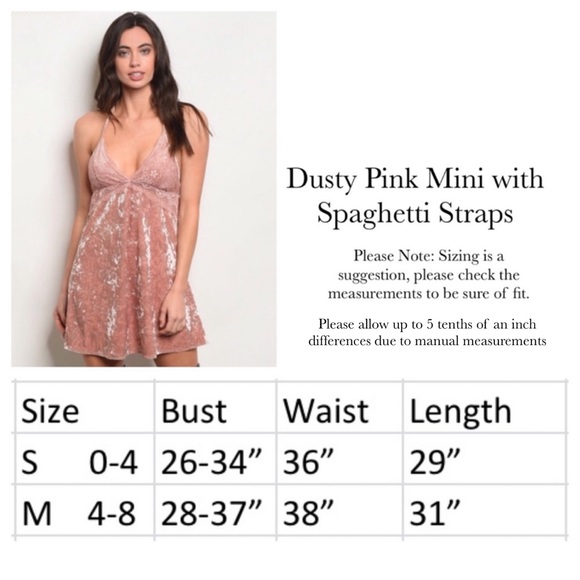 Sexy Dusty Pink Mini with Spaghetti Straps - Picture 11 of 11